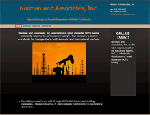 Tablet Screenshot of normanandassociatesinc.com